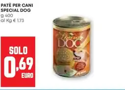 Pam Patè per cani special dog offerta