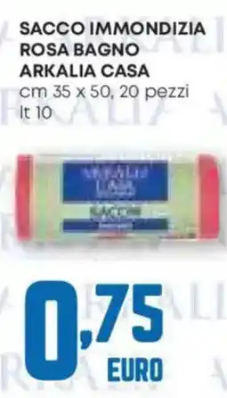 Pam Sacco immondizia rosa bagno ARKALIA CASA offerta
