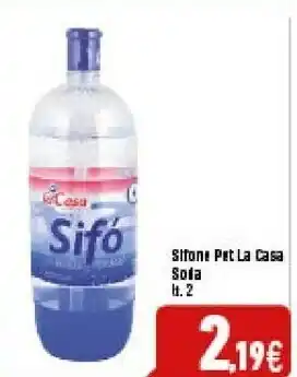 Sifo sifone per la casa ml 2000
