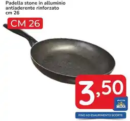 Famila Padella stone in alluminio antiaderente rinforzato cm 26 offerta
