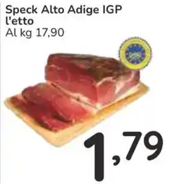 Famila Speck Alto Adige IGP l'etto offerta