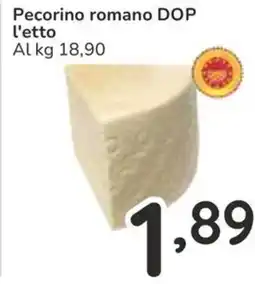 Famila Pecorino romano DOP l'etto offerta