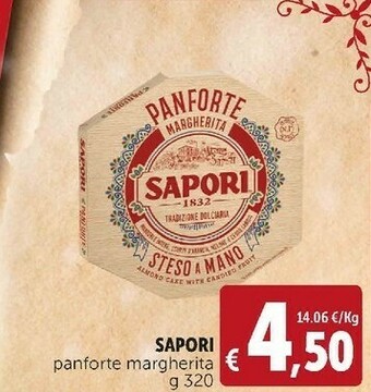 Deco Supermercati Panforte margherita 320 g(ml) offerta