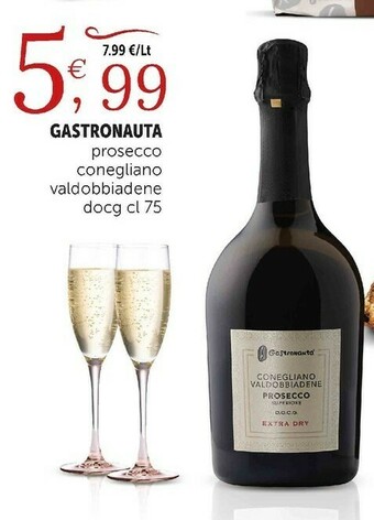 Deco Supermercati Gastronauta prosecco conegliano valdobbiadene docg offerta