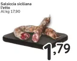 Famila Salsiccia siciliana l'etto offerta