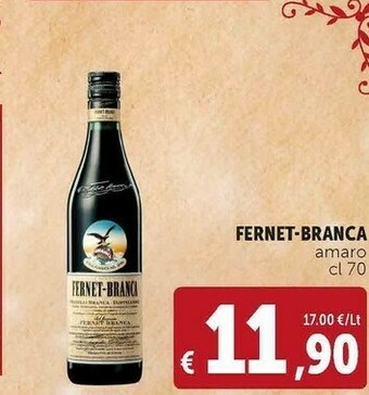 Fratelli branca distillerie - fernet - branca 700 g(ml)
