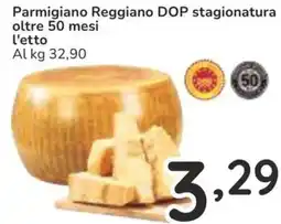 Famila Parmigiano Reggiano DOP stagionatura oltre 50 mesi l'etto offerta