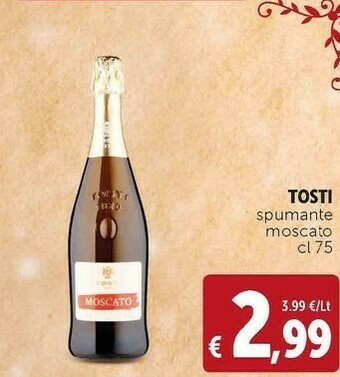 Deco Supermercati Tosti - moscato 750 g(ml) offerta