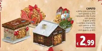 Deco Supermercati Slitta con nocciole con guscio offerta