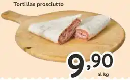 Famila Tortillas prosciutto offerta