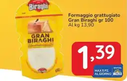Famila Formaggio grattugiato Gran Biraghi offerta
