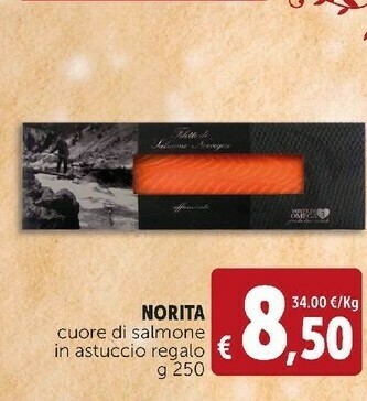 Deco Supermercati Cuore di salmone in astuccio regalo offerta