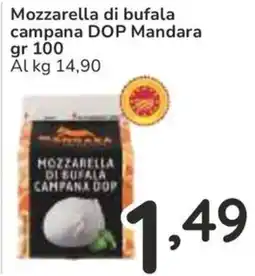 Famila Mozzarella di bufala campana DOP Mandara offerta