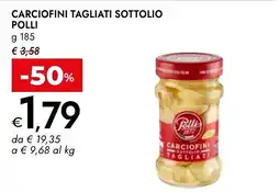 Bennet Carciofini tagliati sottolio POLLI offerta