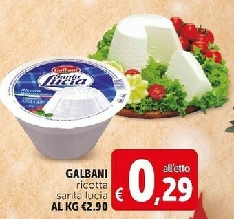 Deco Supermercati Ricotta santa lucia offerta