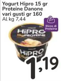 Famila Yogurt Hipro 15 gr Proteine Danone vari gusti offerta
