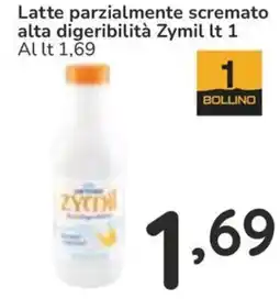 Famila Latte parzialmente scremato alta digeribilità Zymil offerta