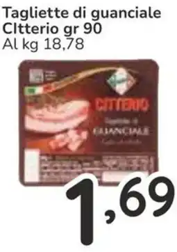 Famila Tagliette di guanciale Citterio offerta