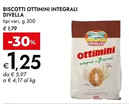 Bennet Biscotti ottimini integrali DIVELLA offerta
