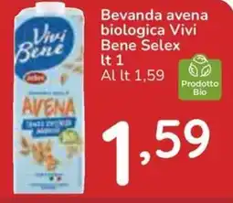Famila Bevanda avena biologica Vivi Bene Selex offerta