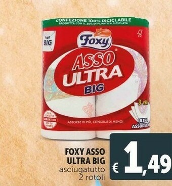 Deco Supermercati Asso ultra big asciugatutto offerta