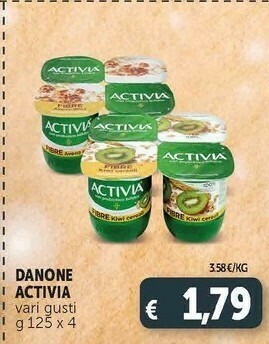 Deco Supermercati Activia offerta