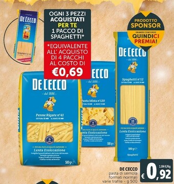 Deco Supermercati Pasta di semola offerta