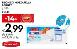 Bennet Filone di mozzarella BENNET offerta