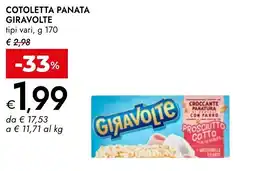 Bennet Cotoletta panata GIRAVOLTE offerta