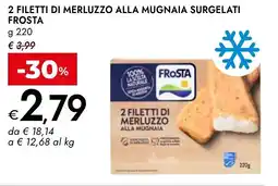 Bennet 2 filetti di merluzzo alla mugnaia surgelati FROSTA offerta