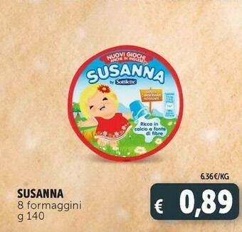 Deco Supermercati Susanna 8 formaggini offerta