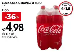 Bennet COCA COLA original o zero offerta