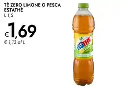 Bennet Tè zero limone o pesca ESTATHÉ offerta