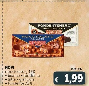 Deco Supermercati Nocciolato fondente 130 g(ml) offerta