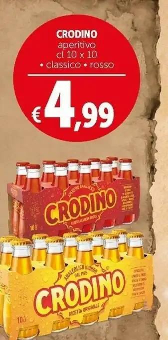 Deco Supermercati Crodino aperitivo offerta