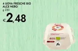 Bennet 4 uova fresche bio ALCE NERO offerta