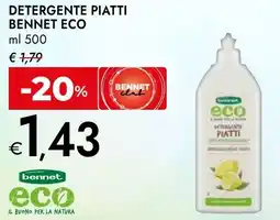 Bennet Detergente piatti BENNET ECO offerta