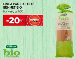 Bennet Linea pane a fette BENNET BIO tipi vari offerta
