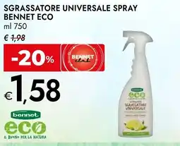 Bennet Sgrassatore universale spray BENNET ECO offerta