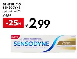 Bennet Dentifricio sensodyne tipi vari, offerta
