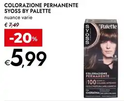 Bennet Colorazione permanente SYOSS by Palette nuance varie offerta