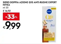 Bennet Siero doppia azione q10 anti-rughe expert NIVEA offerta