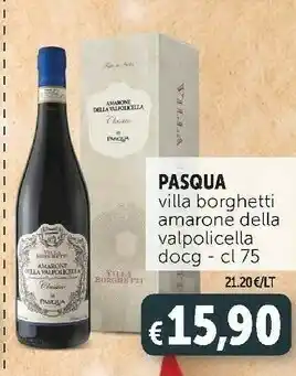 Deco Supermercati Pasqua villa borghetti amarone della valpolicella docg offerta