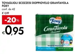 Bennet Tovaglioli scozzesi doppiovelo grantavola FOXY conf. da 42 offerta