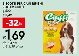 Bennet Biscotti per cani ripieni ROLLER CIUFFI offerta