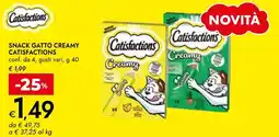 Bennet Snack gatto creamy CATISFACTIONS conf. da 4, gusti vari offerta
