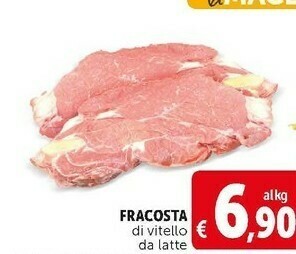Deco Supermercati Fracosta di vitello da latte offerta