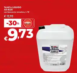 Bennet Tanica liquido ad blue con beccuccio versatore, offerta