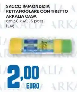 Pam Sacco immondizia rettangolare con tiretto ARKALIA CASA offerta