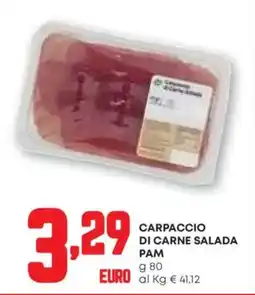 Pam Carpaccio di carne salada PAM offerta